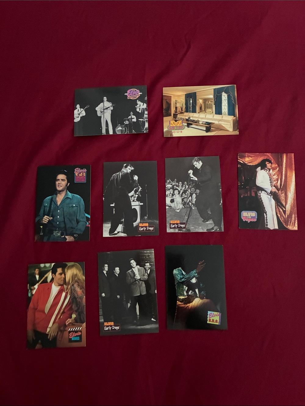 Elvis Presley Collectible Photo Card Set - Red